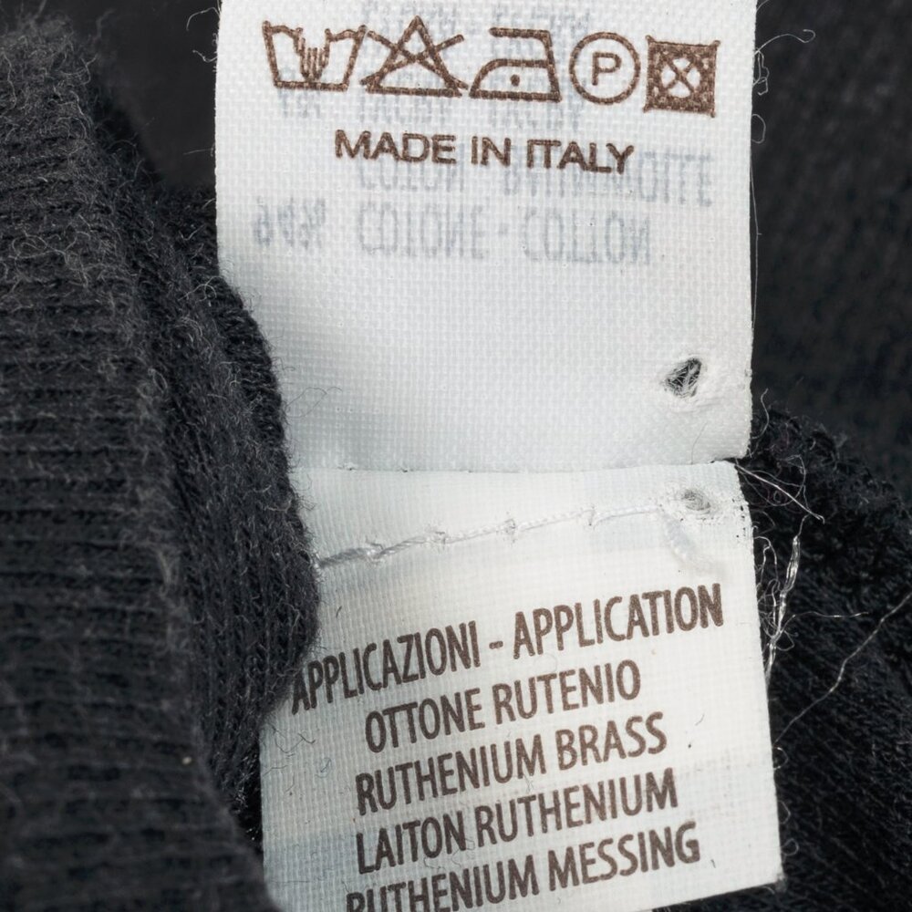 Brunello Cucinelli Grey Cotton-Knit Monili-Bead Pullover - Picture 9 of 10